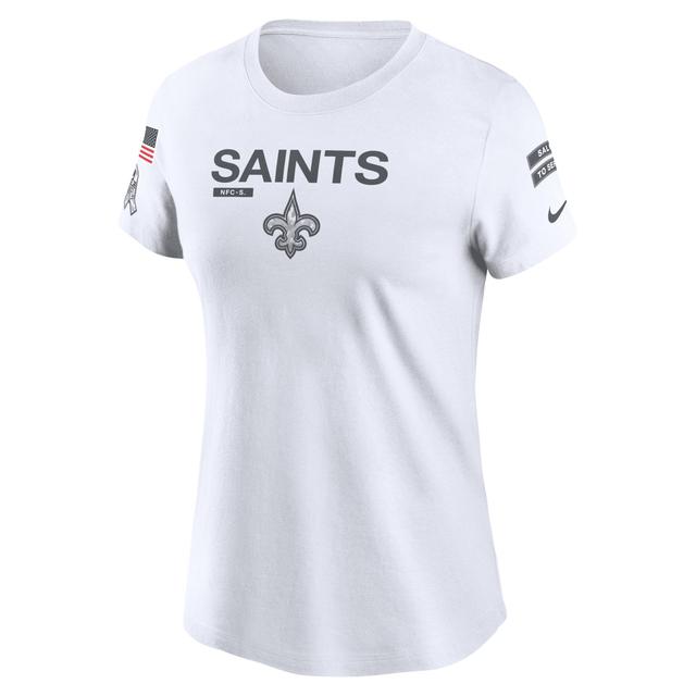 New Orleans Saints Salute to Service Legend Nike Women's NFL T-Shirt Product Image