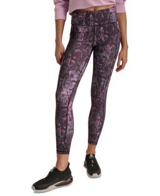 Dkny Sport Womens High-Rise Printed 7/8 Leggings Product Image