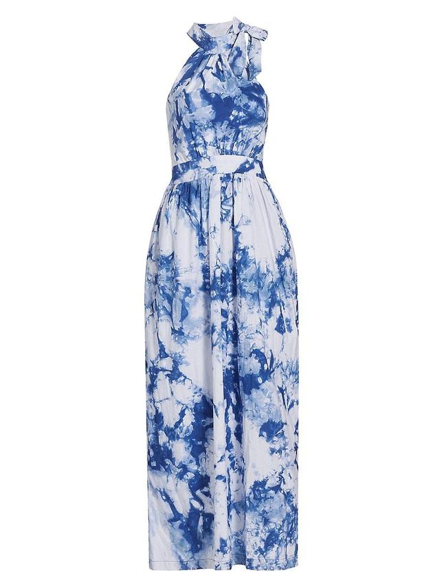 Womens Folarin Tie-Dyed Cotton Maxi Dress Product Image