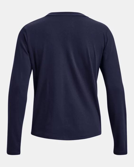 Women's UA Performance Cotton Collegiate Long Sleeve Product Image