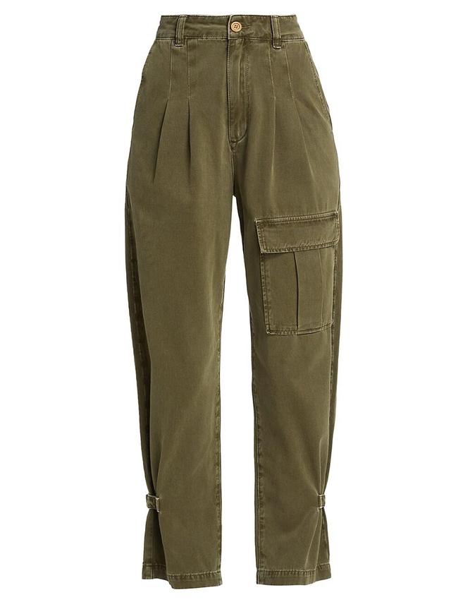 Womens Cotton Twill Utility Pants Product Image