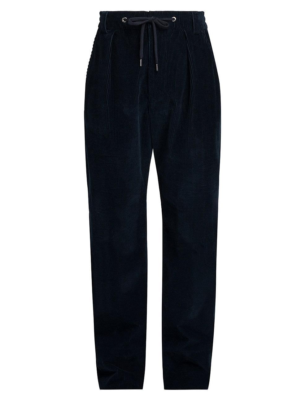 Mens Corduroy Straight-Leg Pull-On Trousers Product Image