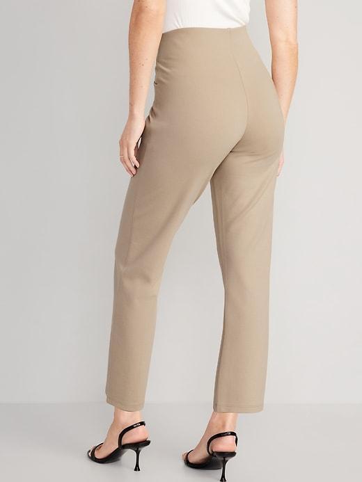 Extra High-Waisted Stevie Straight Pants Product Image