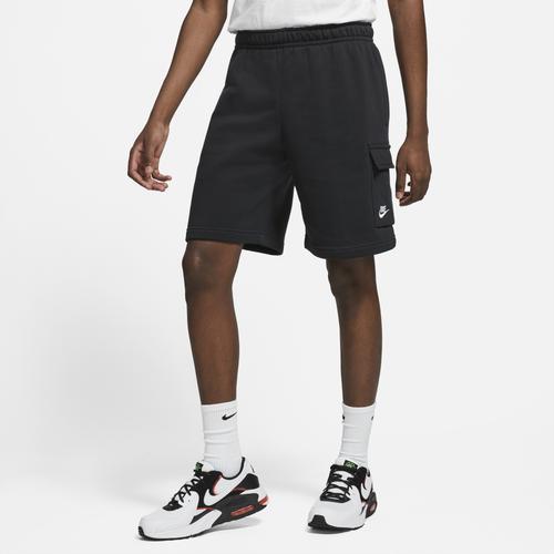 Nike Mens Nike Cargo Club Shorts - Mens White/Dark Grey Heather Product Image