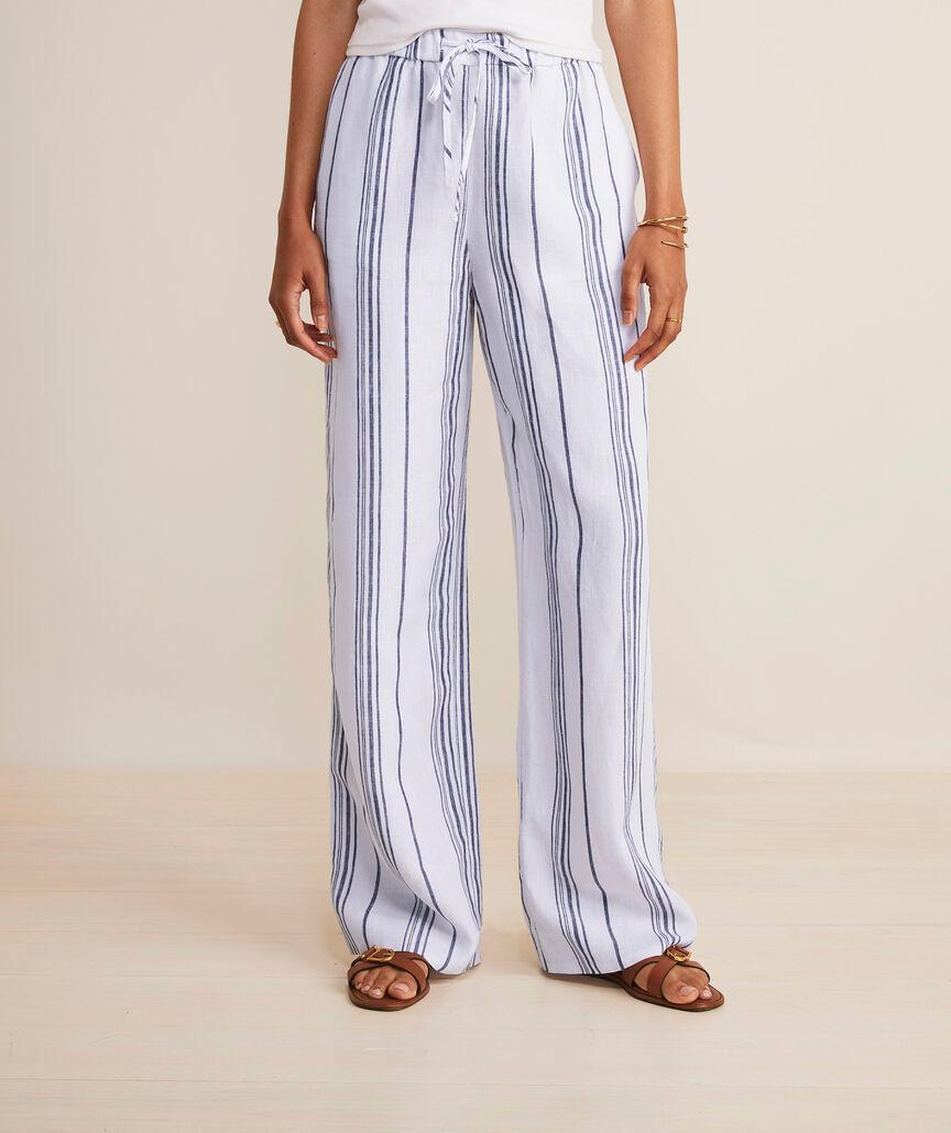 Tie-Waist Linen Pants Product Image