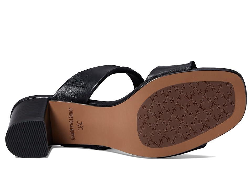 Johnston & Murphy Evelyn Twisted Slide (Black) Women's Sandals Product Image