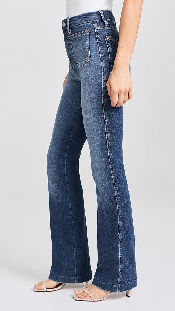 Good American Good Curve Boot Jeans with Patch Pockets | Shopbop Product Image