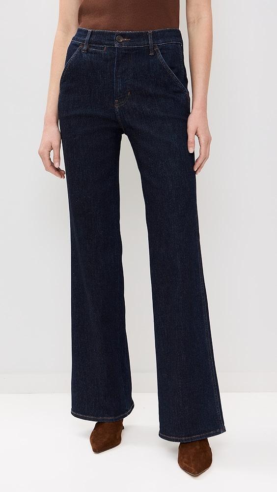 Veronica Beard Jean Crosbie Wide Leg Jeans | Shopbop Product Image