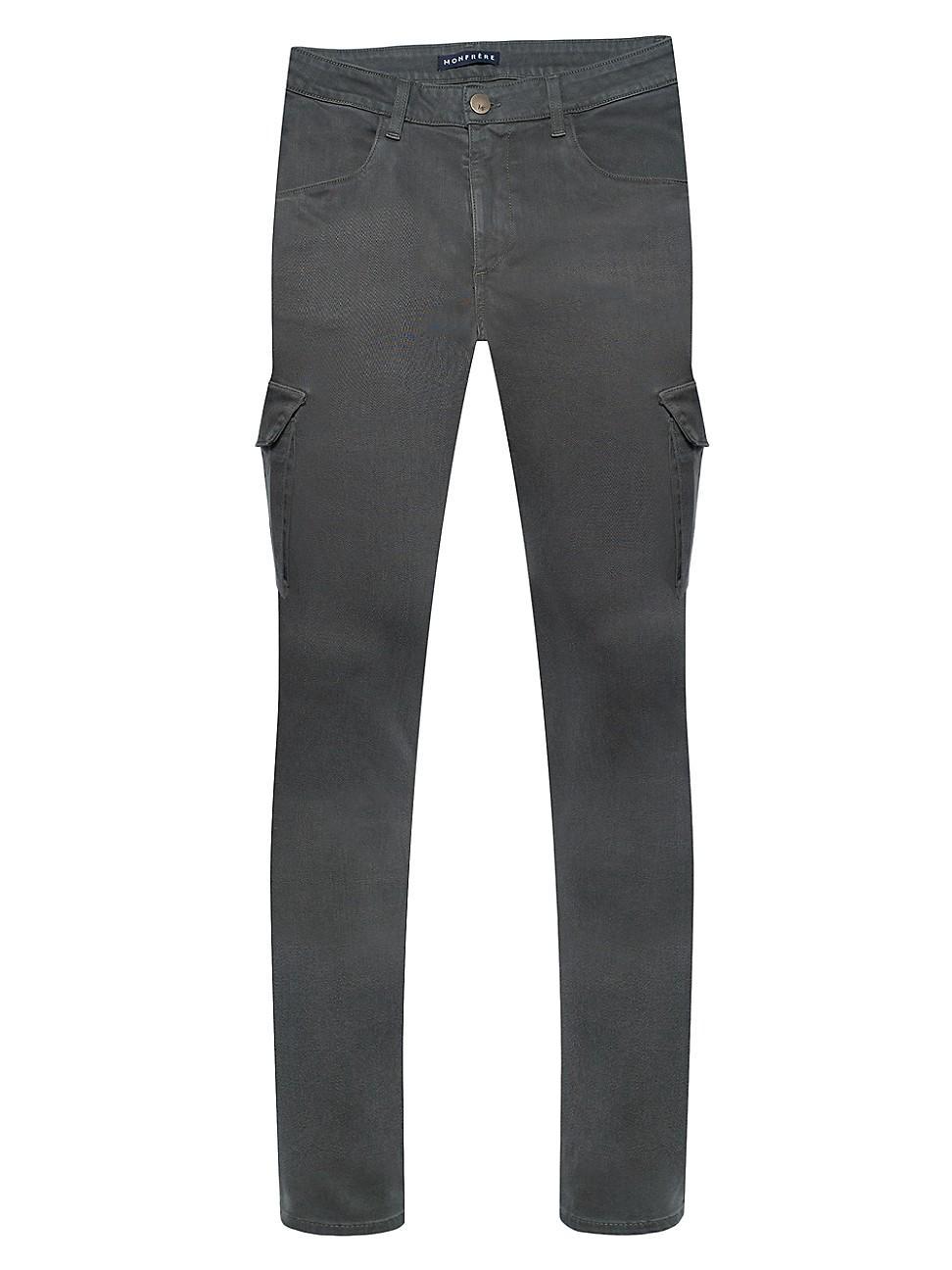 Mens Preston Slim-Fit Denim Cargo Pants Product Image