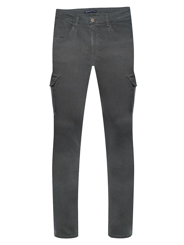 Mens Preston Slim-Fit Denim Cargo Pants Product Image