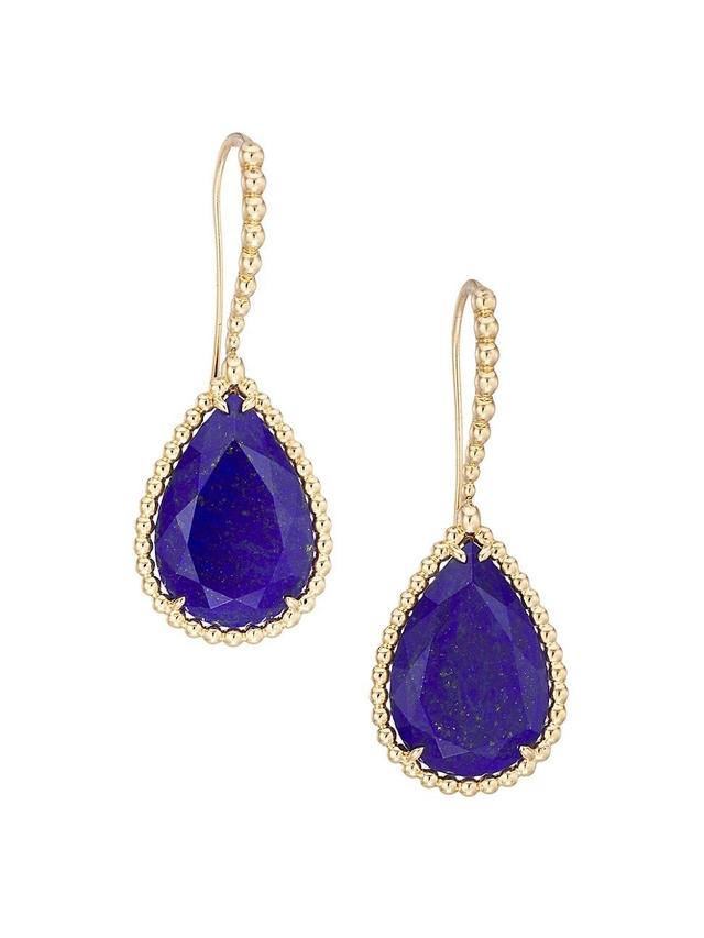 Womens Serpent Bohme 18K Yellow Gold & Lapis Lazuli Drop Earrings Product Image