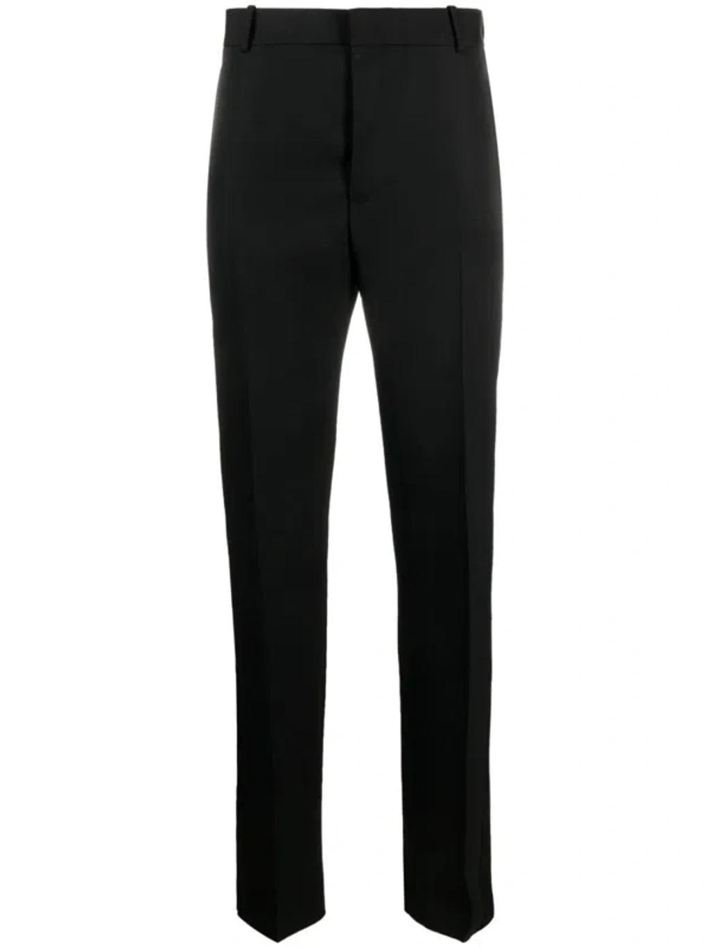 Wool Trousers In Black Product Image