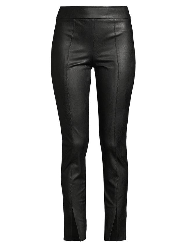 Womens Faux Leather Skinny Pants Product Image