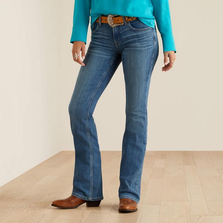 Ariat® Ladies' Arrow Fit Perfect Rise Lili Boot Cut Jeans in Maine Product Image