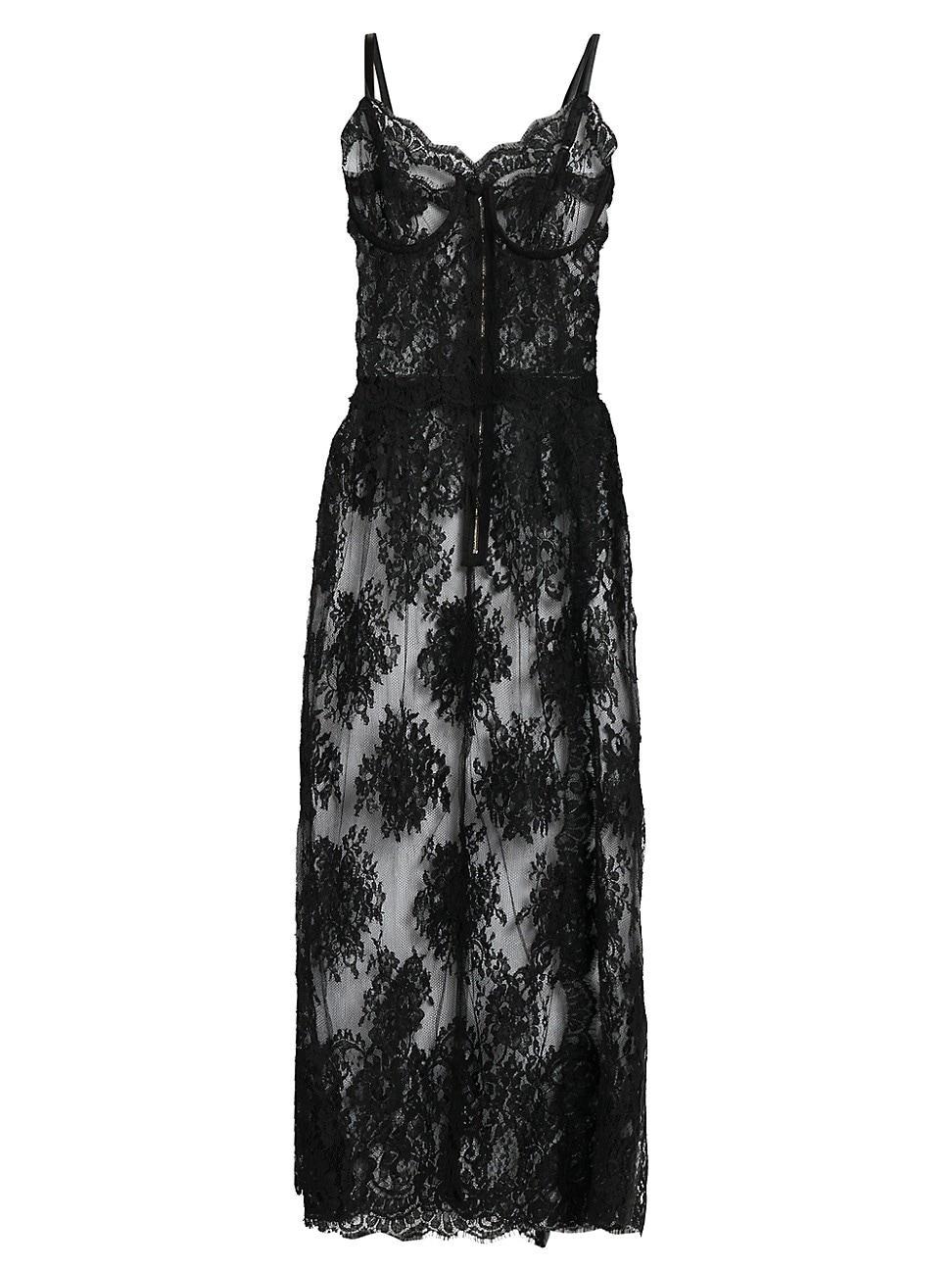 Womens Chantilly Lace Cocktail Dress Product Image