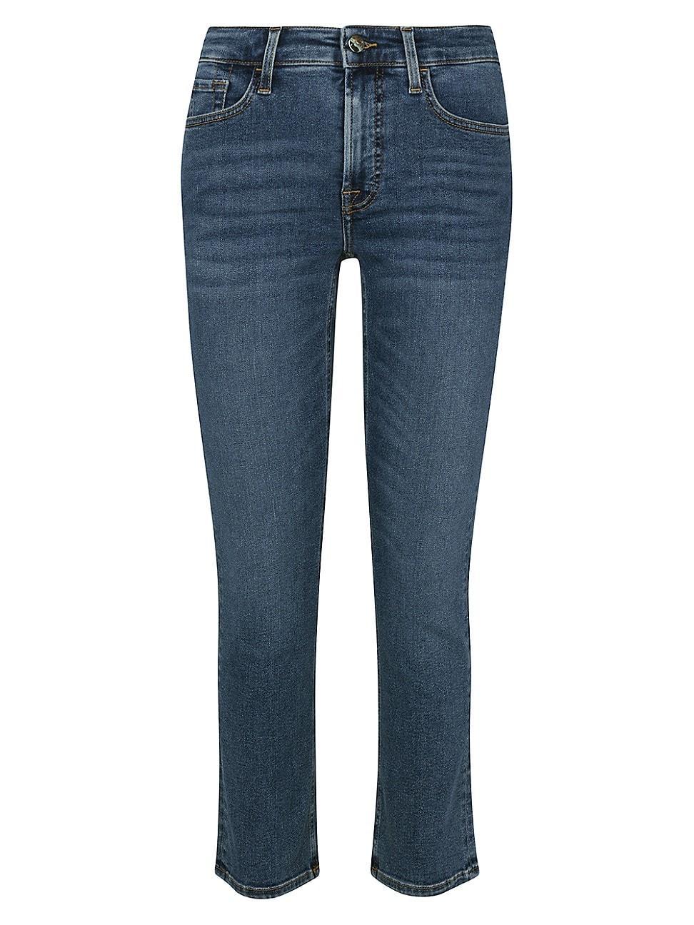 Womens Stretch Straight-Fit Jeans product image