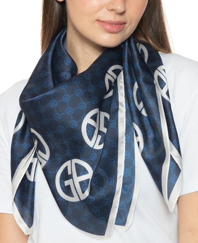 Giani Bernini Womens Signature Logo Silk Square Scarf Product Image