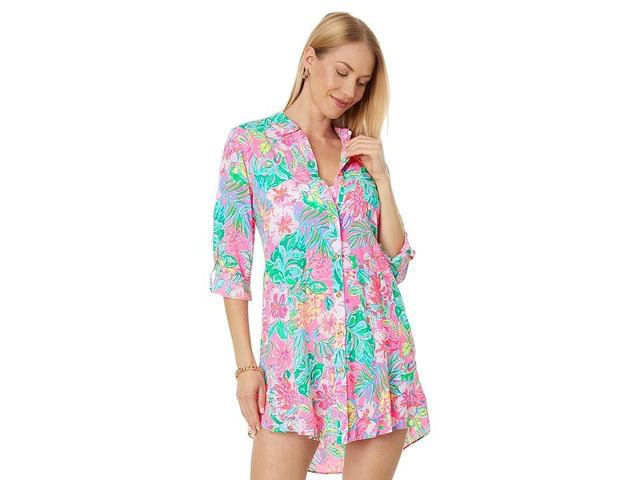 Lilly Pulitzer Natalie Cover-Up Journey To The Jungle) Women's Swimwear Product Image