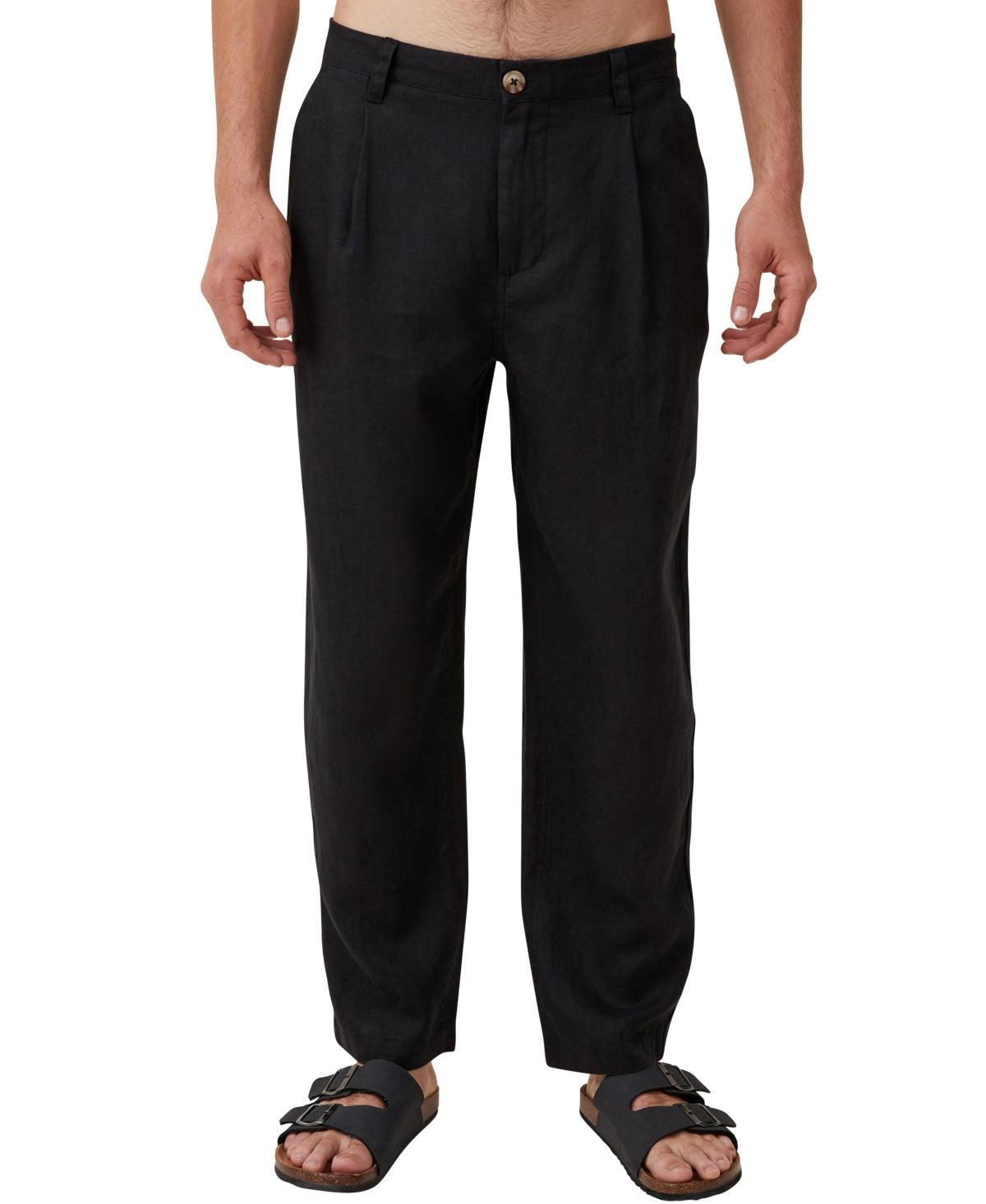 Cotton On Mens Linen Pleat Pants Product Image