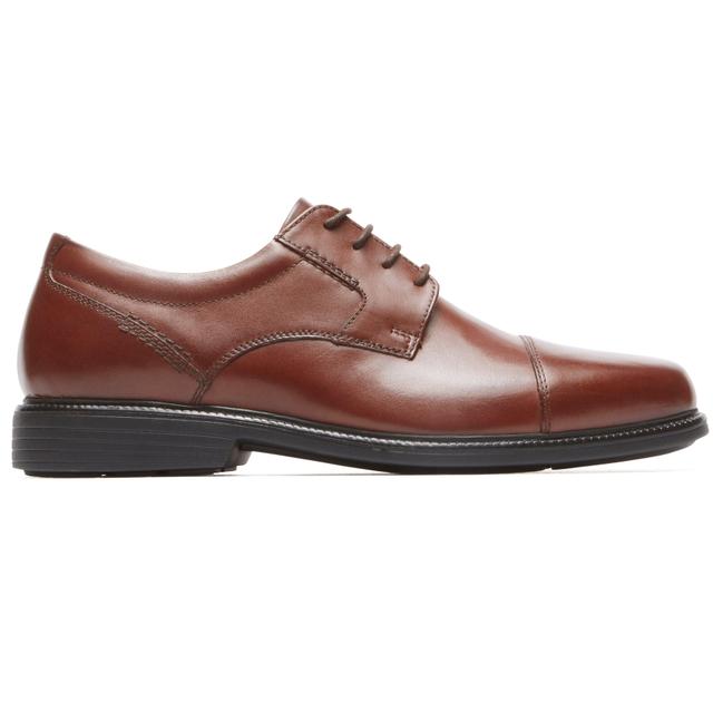 Rockport Mens Charles Leather Derbys - Black Product Image