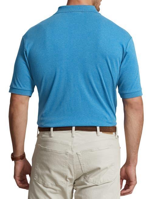 Men's Custom Slim Fit Soft Cotton Polo Shirt In Marine Heather Product Image