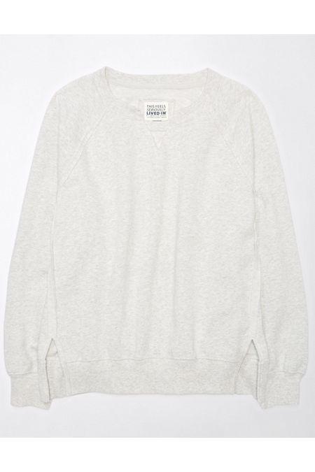 AE Big Hug Oversized Notch Neck Sweatshirt Women's Product Image