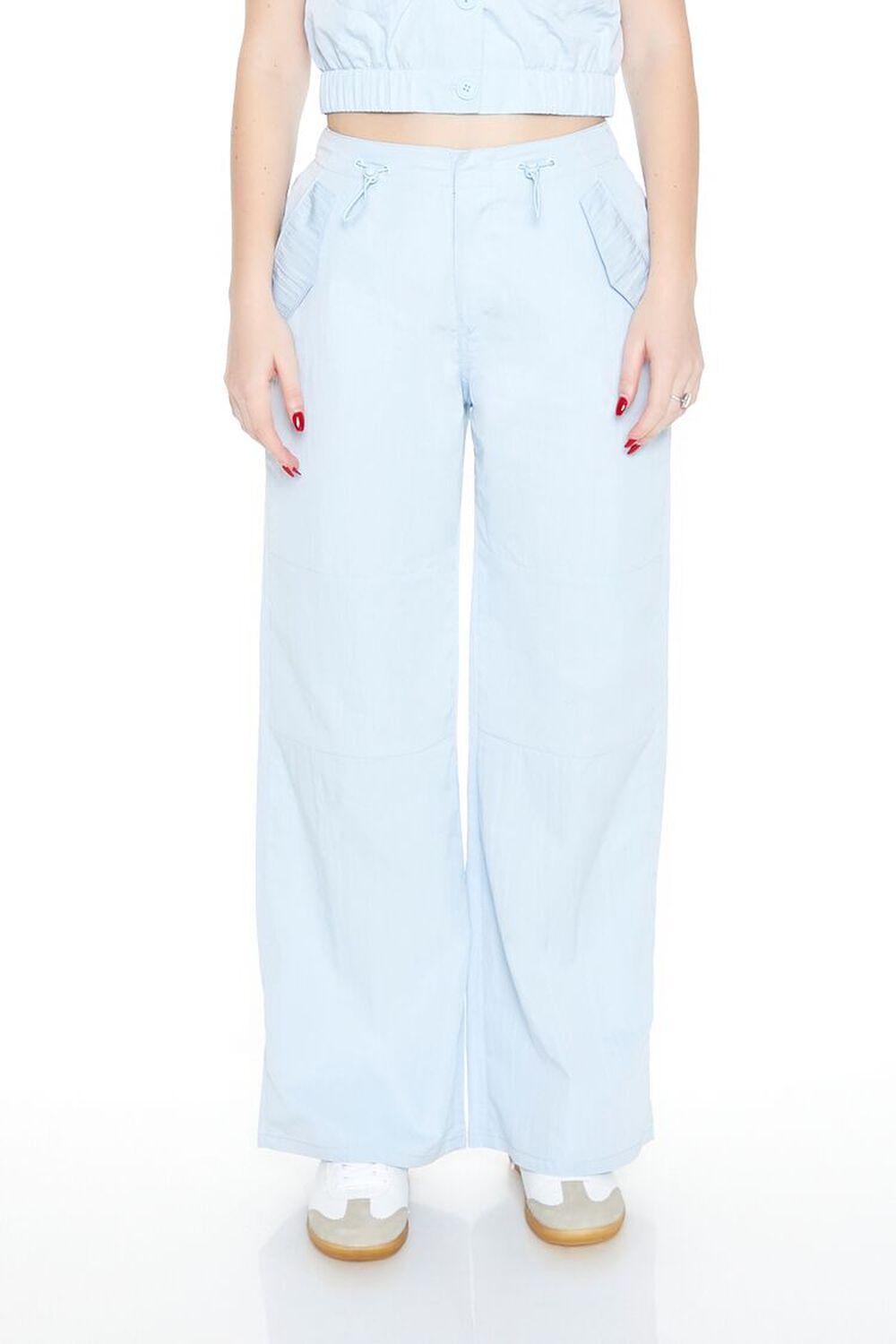 Toggle Drawstring Wide-Leg Pants | Forever 21 Product Image