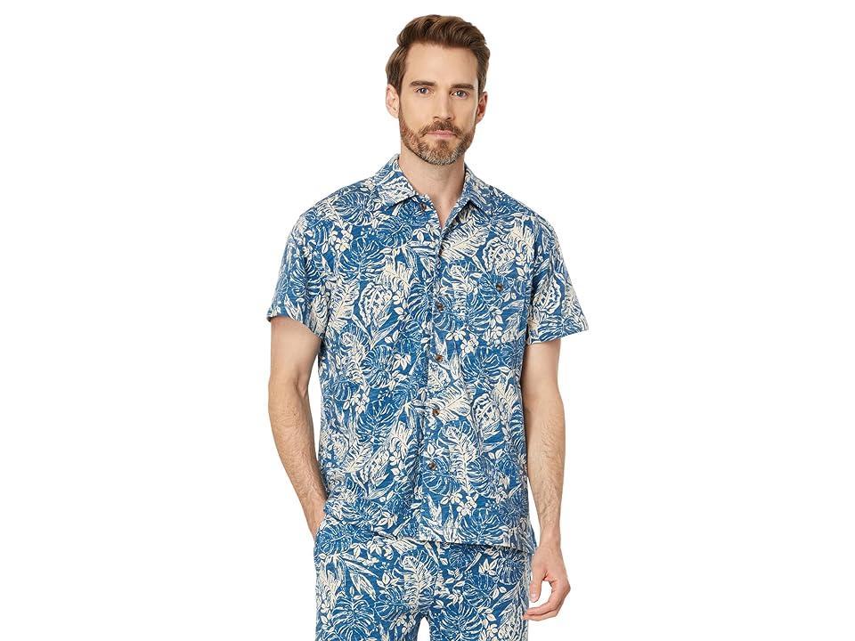 Pendleton Wayside Knit Shirt Short Sleeve (Seashore Blue) Men's Clothing Product Image