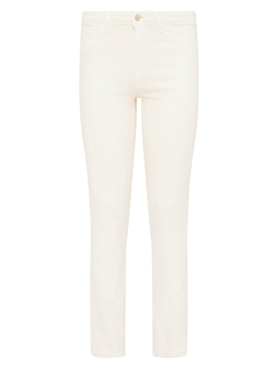 Womens Ginny Stretch High-Rise Straight-Leg Jeans Product Image