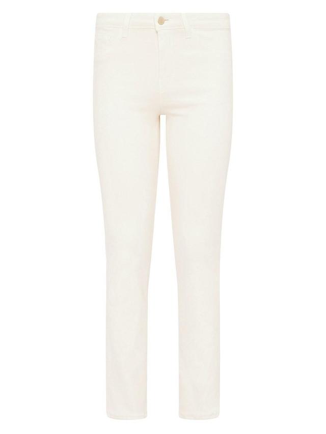 Womens Ginny Stretch High-Rise Straight-Leg Jeans Product Image