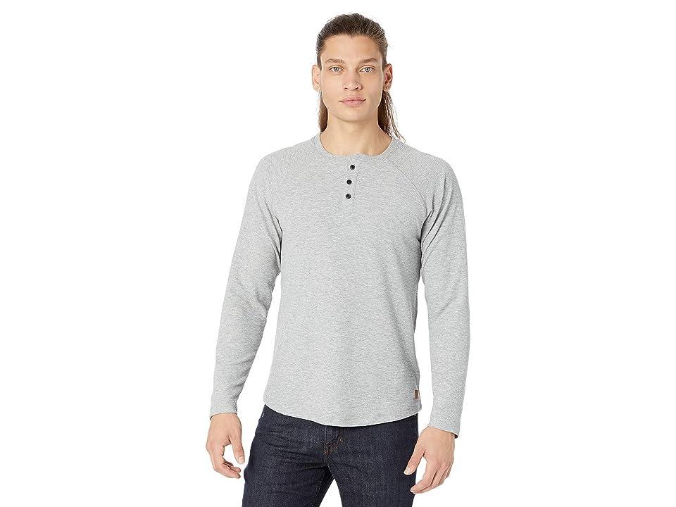 Fundamental Coast Herondo Henley (Concrete) Men's Clothing Product Image