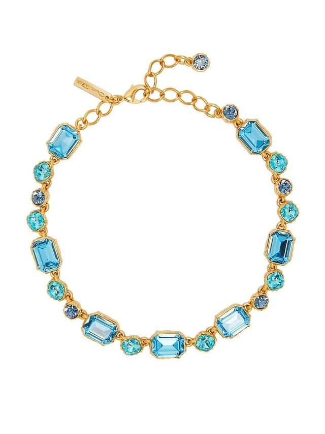 Womens Goldtone & Glass Crystal Necklace Product Image