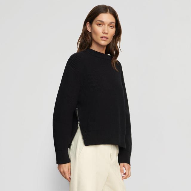 Tate Organic Cotton Side-Zip Sweater Product Image