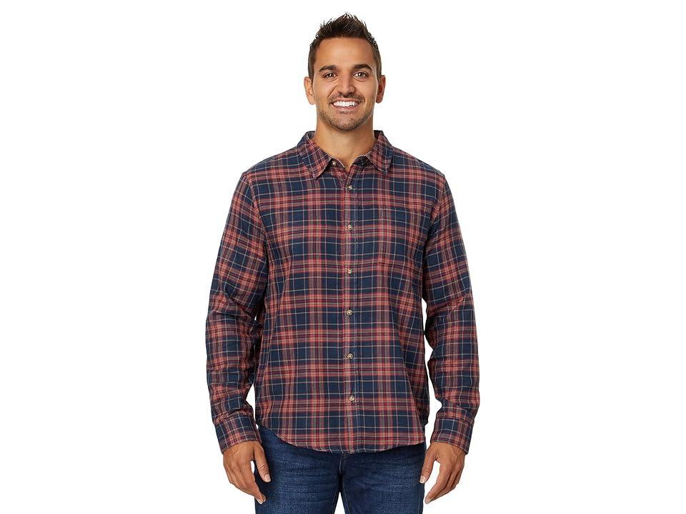 Liverpool Los Angeles Long Sleeve Button-Up Double Weave shirt Red Multi) Men's Jacket Product Image