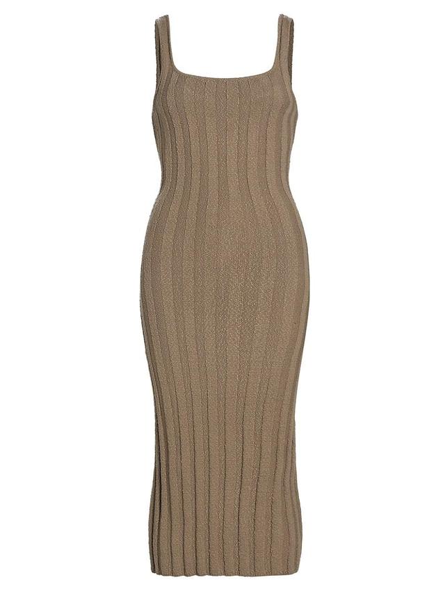 Womens Santos Cotton-Blend Sleeveless Sweaterdress Product Image