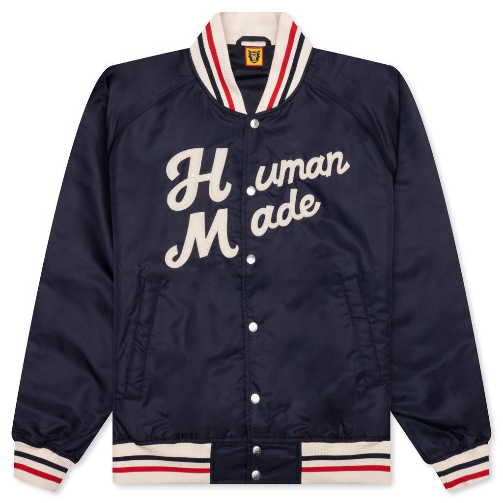 Nylon Stadium Jacket - Navy Male Product Image