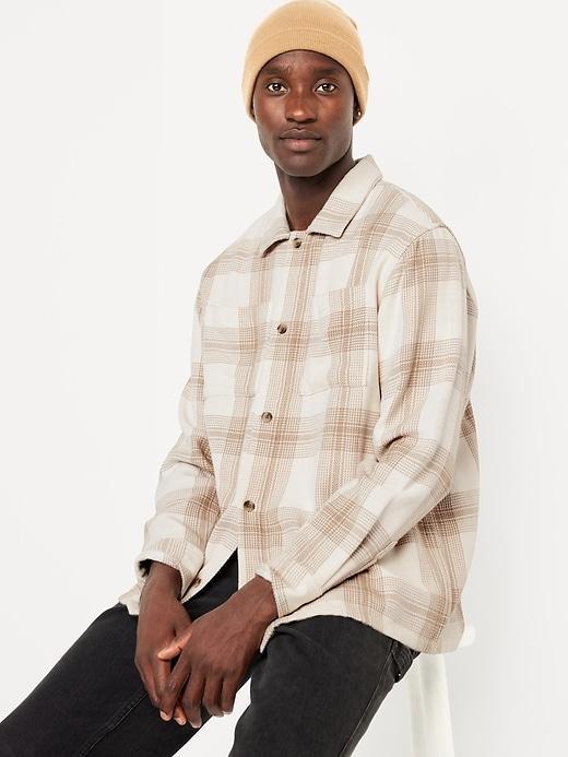 Heavyweight Plaid Flannel Shirt Product Image