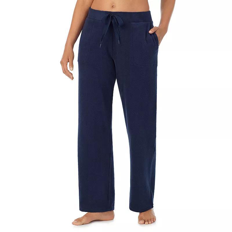 Womens Cuddl Duds Fleecewear with Stretch Lounge Pants Blue Blazer Product Image