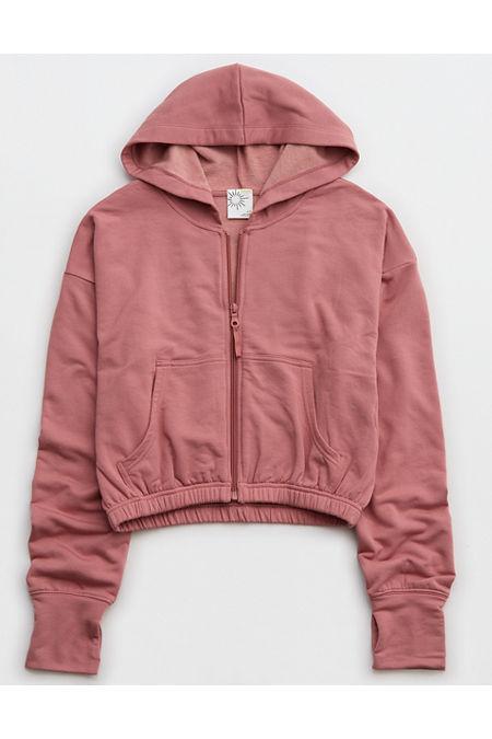 OFFLINE By Aerie OTT Cropped Full Zip Sweatshirt Women's Product Image