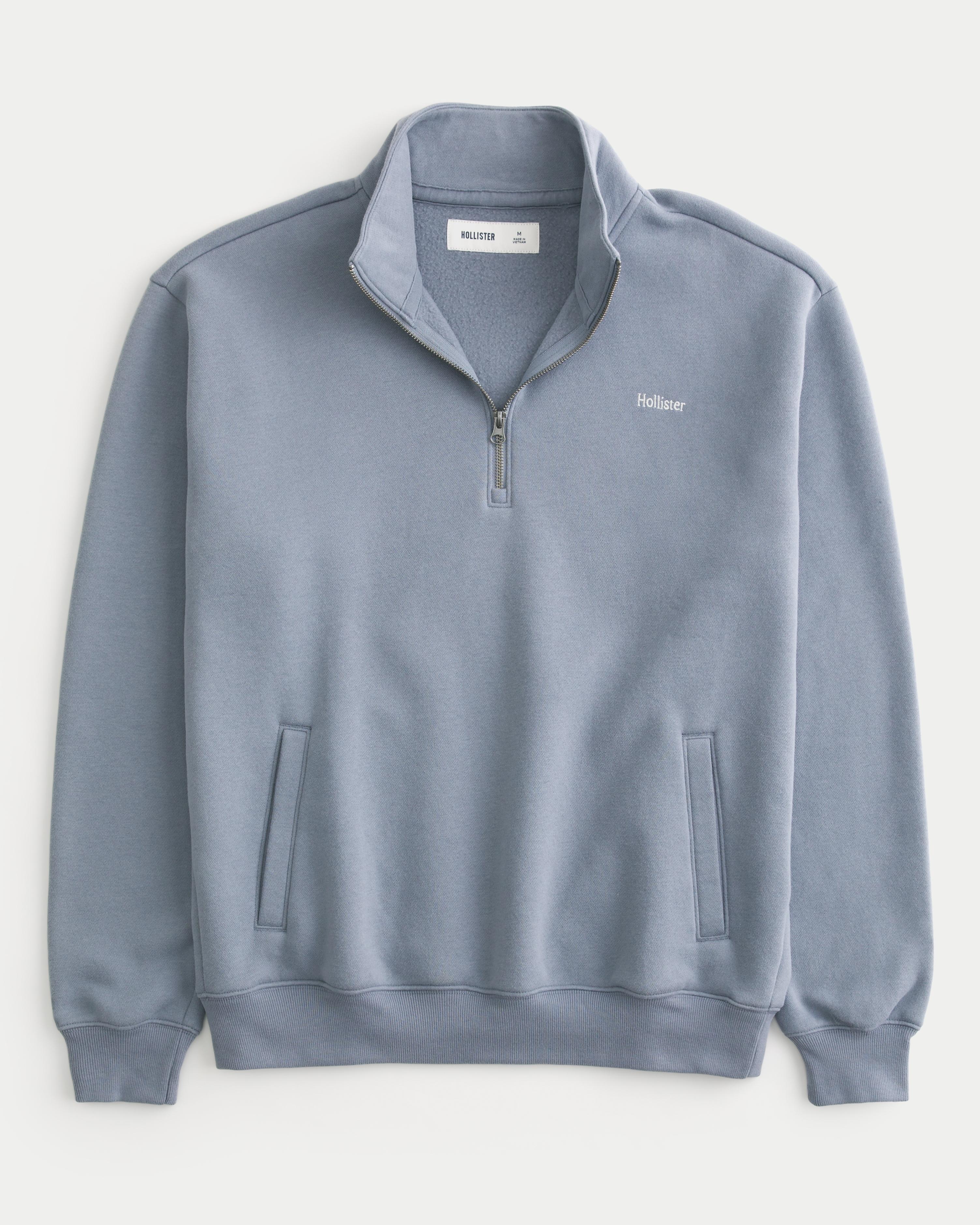 Relaxed Half-Zip Logo Sweatshirt Product Image