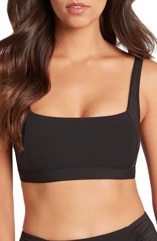 Sea Level Square Neck Bralette Bikini Top Product Image