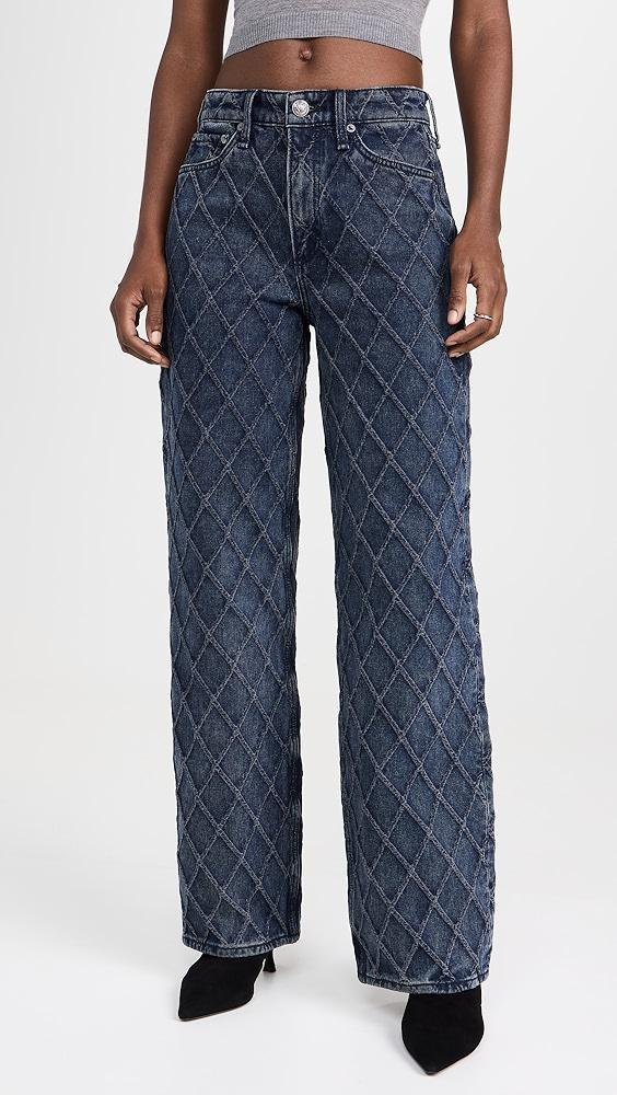 rag & bone Logan Quilted Jeans | Shopbop Product Image