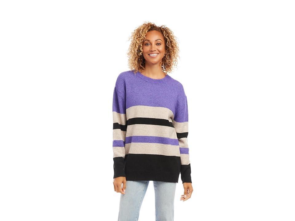 Karen Kane Stripe Sweater (Stripe) Women's Sweater Product Image