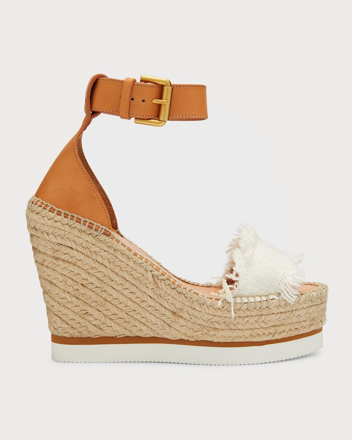 Womens Glyn Canvas Espadrille Wedges Product Image