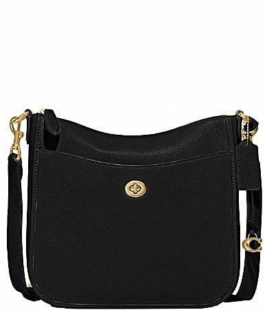 COACH Pebble Leather Chaise Crossbody Bag Product Image