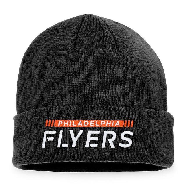 Mens Fanatics Branded Philadelphia Flyers Authentic Pro Rink Cuffed Knit Hat Product Image