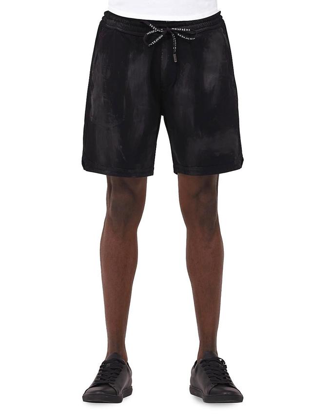 Mens West Denim Slim-Fit Shorts Product Image