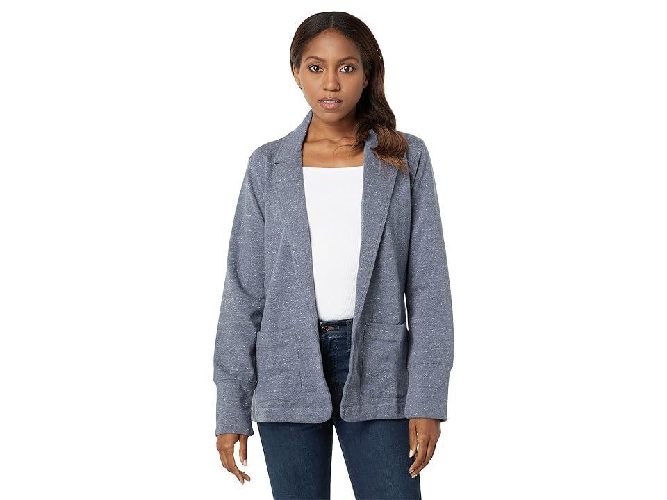 Hatley Chelsea Knit Blazer (Indigo Speckle) Women's Clothing Product Image