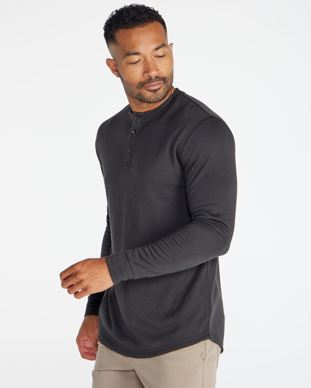 Comfort Wool Long Sleeve Henley Product Image