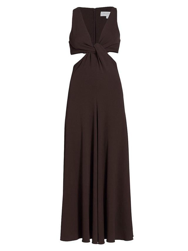 Michael Kors Collection Matte Jersey Cutout Dress Product Image